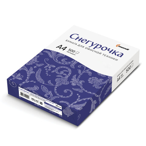 Бумага "Снегурочка" А4, 80г/м., 500л